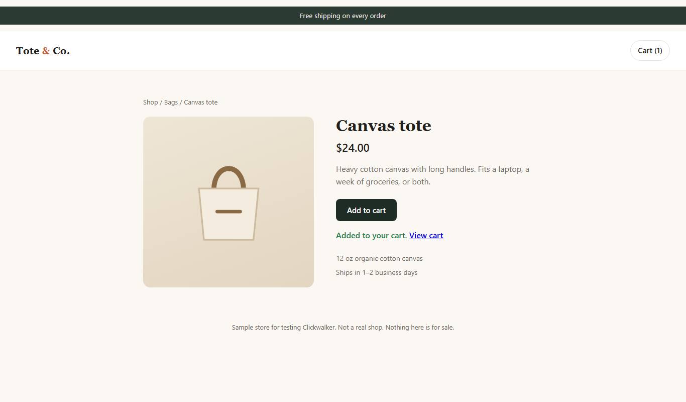 Screenshot after step 2