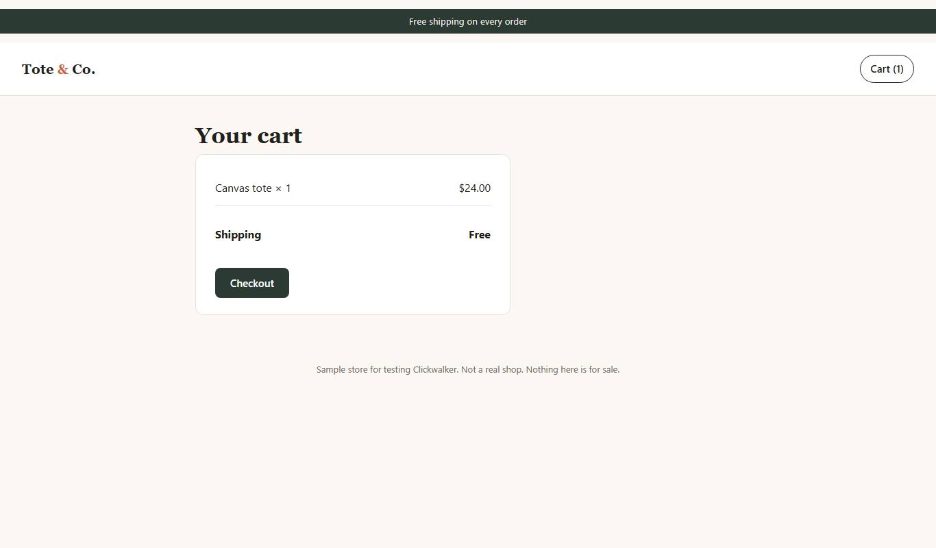 Screenshot after step 3