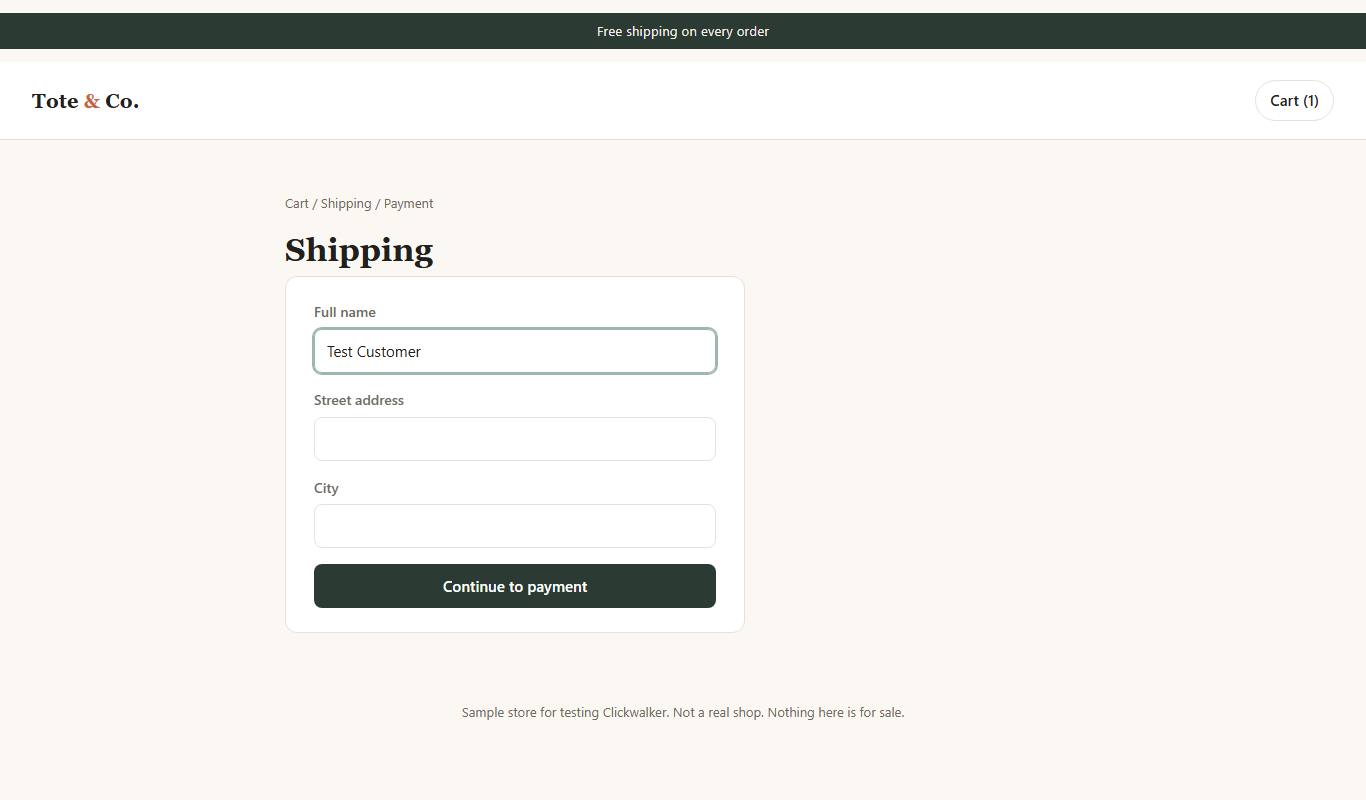 Screenshot after step 5